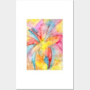 Watercolour Lily Posters and Art